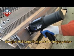 উচ্চ রেজোলিউশনের বড় অক্ষরের পোর্টেবল হ্যান্ডহেল্ড ইনকজেট প্রিন্টার ডিওডি